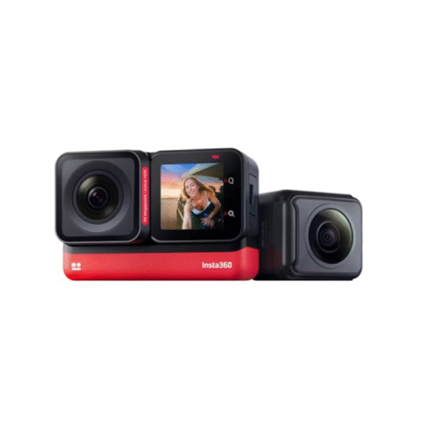 ONE RS Twin Edition – Waterproof 4K 60fps Action Camera & 5.7K 360 Camera With Interchangeable Lenses, Stabilization, 48MP Photo, Active HDR, AI Editing