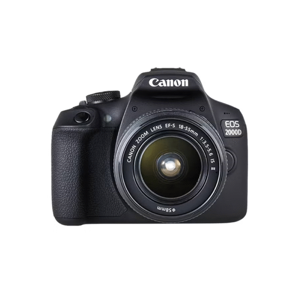 EOS 2000D Camera + EF-S 18-55mm IS II Lens (with Optical Image Stabilizer)