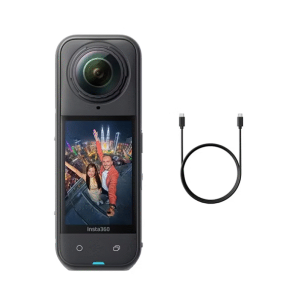 X5 - Waterproof 8K 360° Action Camera, Leading Low Light, Invisible Selfie Stick Effect, Rugged and Replaceable Lens, 3-Hour Battery, Built-in Wind Guard, Stabilization, Triple AI Chip Design