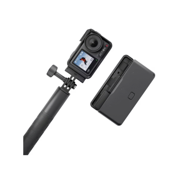 Osmo Action 4 Adventure Combo - 4K/120fps Waterproof Camera With 1/1.3-Inch Sensor 10-bit & D-Log M Color Performance 155° Wide FOV 3 Extra Batteries - UAE Version With Official