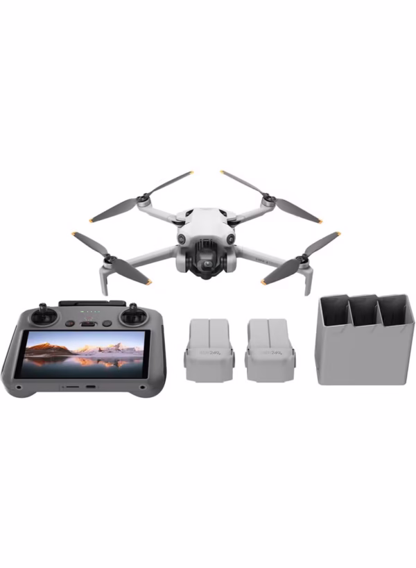 Mini 4 Pro Fly More Combo (RC 2), Folding Mini-Drone 4K HDR Camera, Under 0.549 lbs/249 g, 34-Min Flight Time, 2 Extra Batteries, MOIAT Certified - UAE Version - Image 3
