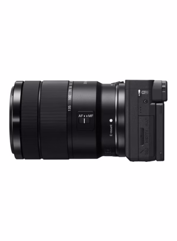 Alpha A6400 Mirrorless Camera With 18-135Mm Lens Kit, 24.2 Mega Pixel Compact Aps-C Interchangeable Lens Digital Camera With Real-Time Eye Auto FocUS, 4K Video & Flip Up Touchscreen, Ilce-6400M - Image 5