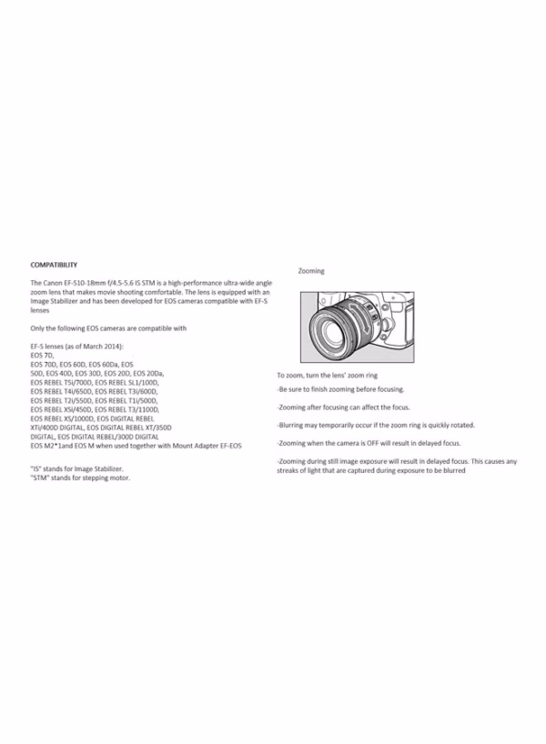 EF-S 10-18mm F/4.5-5.6 Lens For Canon Black - Image 8