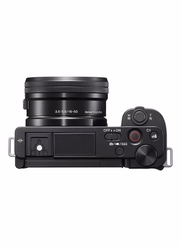 Alpha ZV-E10L Interchangeable Lens Vlog Digital Camera with 16-50 mm Lens and Free Wireless Grip with remote control and tripod feature, 24.2MP, Black - Image 7
