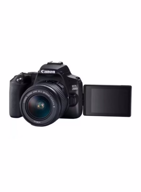 EOS 250D SLR Camera Body Black With EF-S 18-55MM F3.5-5.6 III & EF 75-300MMF4-5.6 III Lens - Image 3
