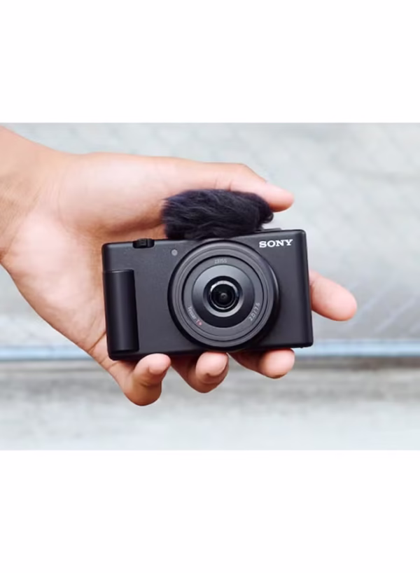 ZV1F/B Vlog Camera for Content Creators and Vloggers Large 1 inch Sensor with Wide Angle 20mm Lens, Black - Image 3