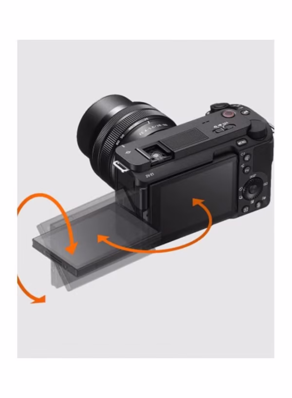 Alpha ZV-E1 12.1MP Exmor R sensor Full-Frame Interchangeable Lens Mirrorless Vlog Camera - Black Body - Image 4