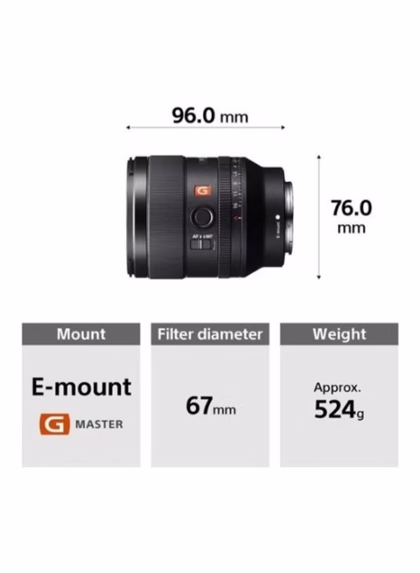 FE 35mm f/1.4 GM Lens Black - Image 8