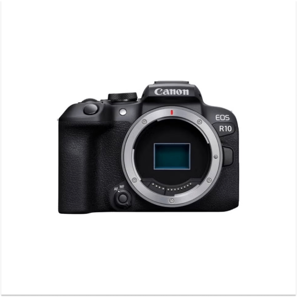 Canon EOS R10 Canon EOS R10 Mirrorless Camera Body | 24.2MP APS-C Sensor | 4K UHD Video | Dual Pixel CMOS AF | Wi-Fi & Bluetooth | Fast Continuous Shooting | Professional Photography & Videography