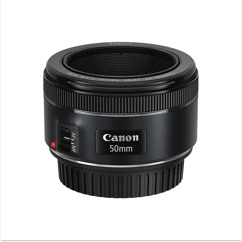 50mm F/1.8 STM Standard Lens For Camera Black