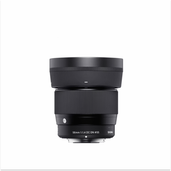 Sigma 56mm for E-Mount (Sony) Fixed Prime Camera Lens, Black (351965)
