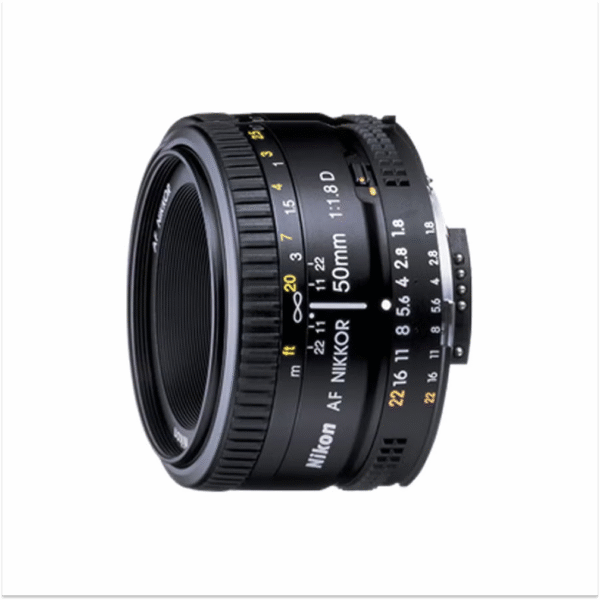 AF Nikkor 50mm f/1.8D Lens For Nikon Black