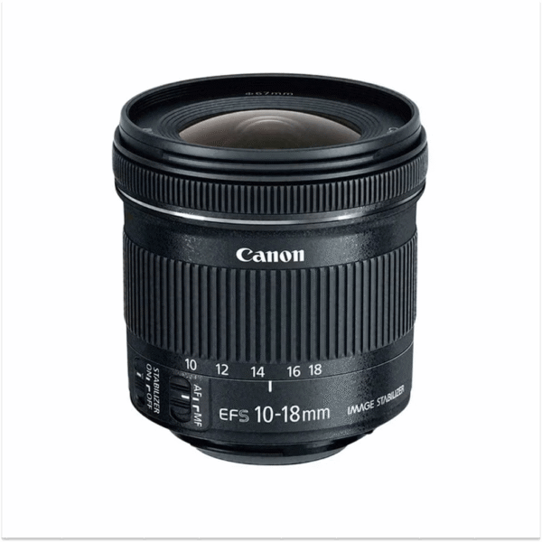 EF-S 10-18mm F/4.5-5.6 Lens For Canon Black