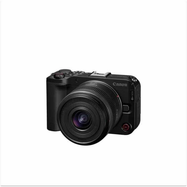 EOS R50 V with RF-S14-30mm F4-6.3 is STM PTZ Lens, APS-C Mirrorless Interchangeable Lens Hybrid Camera, Ultra-Wide Angle Zoom Lens, Vertical Video, Vlogging, Live-Streaming, Content Creation