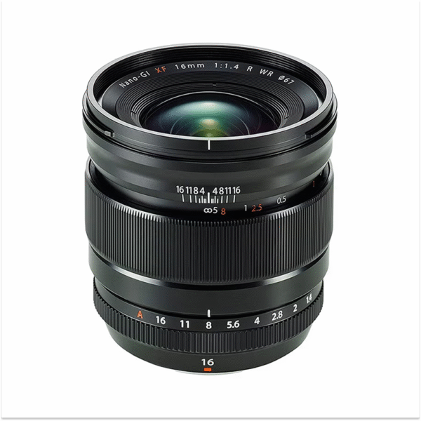 XF 16mm f/1.4 R WR Camera Lens Black