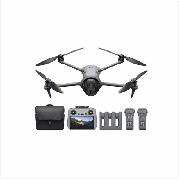 Mavic 4 Pro Fly More Combo with DJI RC 2, Flagship Tri-Camera Drone with 100MP 4/3 CMOS Hasselblad Camera, 30km Video Transmission, 51-Min Max Flight Time, Charging Hub, and More