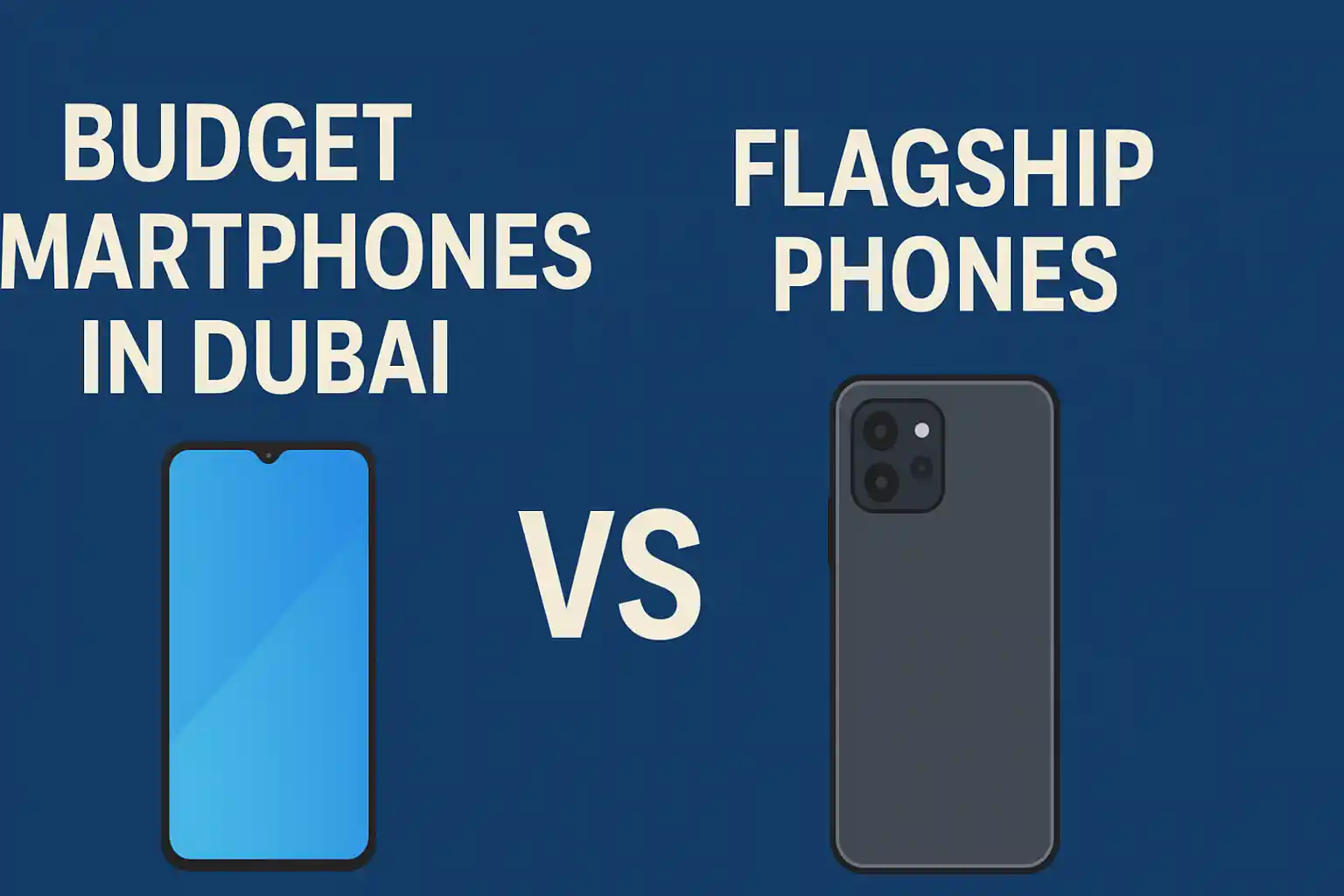 Budget Smartphones in Dubai vs Flagship Phones
