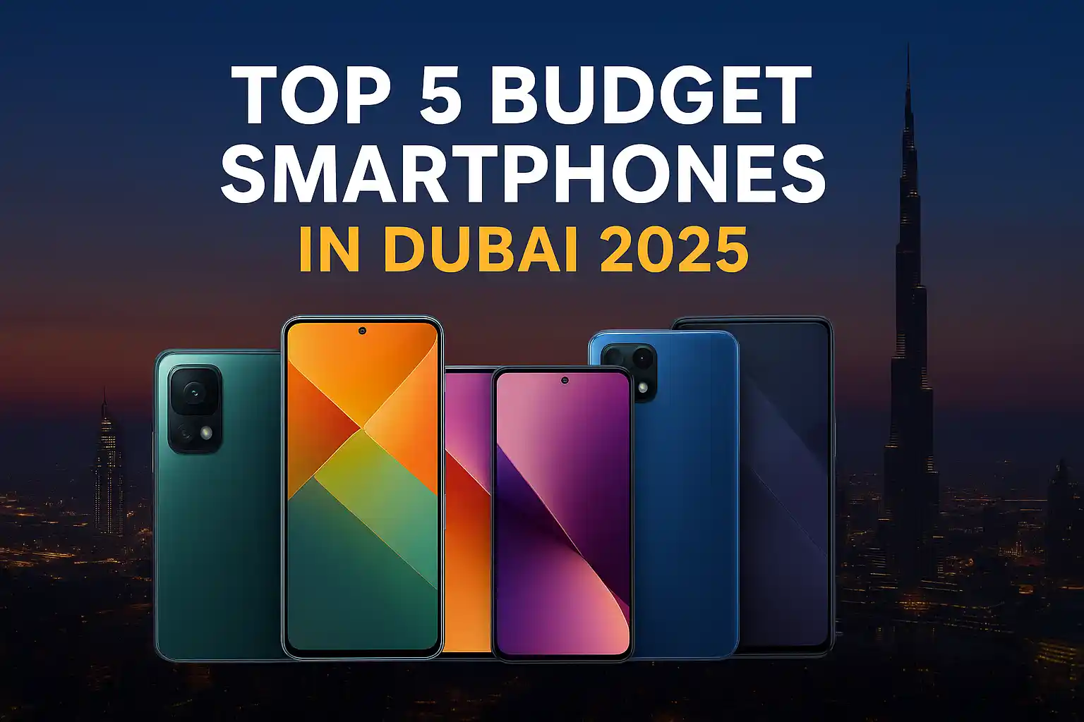 Top 5 Budget Smartphones in Dubai 2025