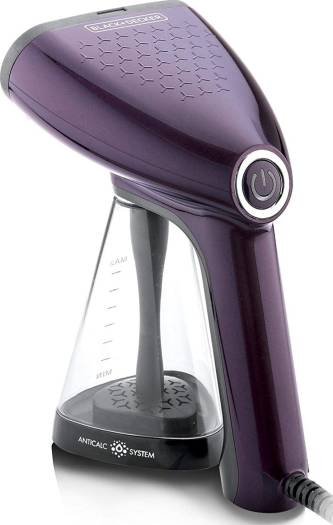 Black & Decker 1500W Handheld Garment Steamer – Portable Handy Clothes Steamer for Home & Travel, Purple, Fast Heat-Up, Continuous Steam, Easy to Use | Model HST1500-B5 - Image 3