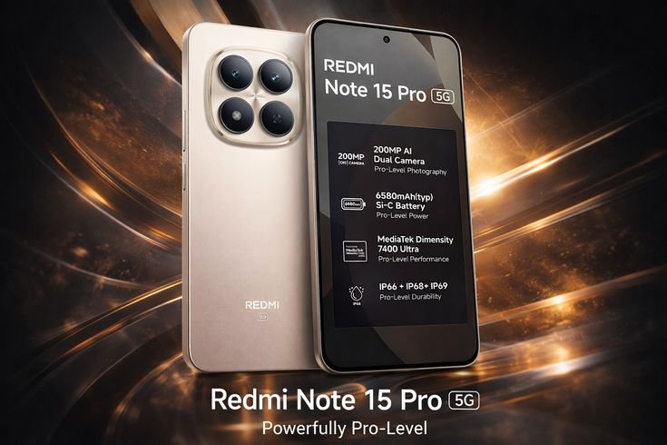 Xiaomi Redmi Note 15 Pro 5G – Best All‑Round Performer